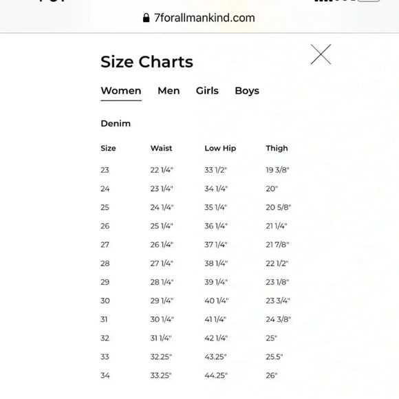 7 For All Mankind High Waist Slimmy Jeans - Picture 11 of 11